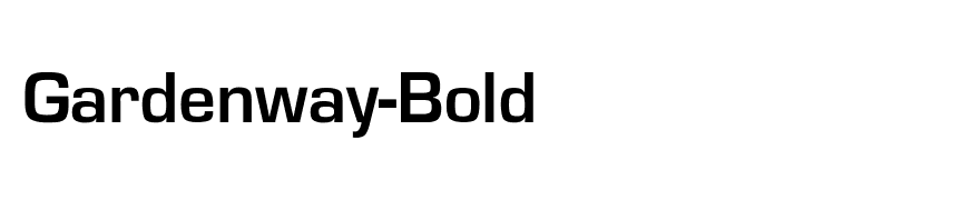 Gardenway-Bold