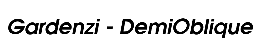 Gardenzi - DemiOblique