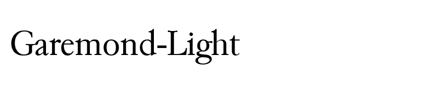 Garemond-Light