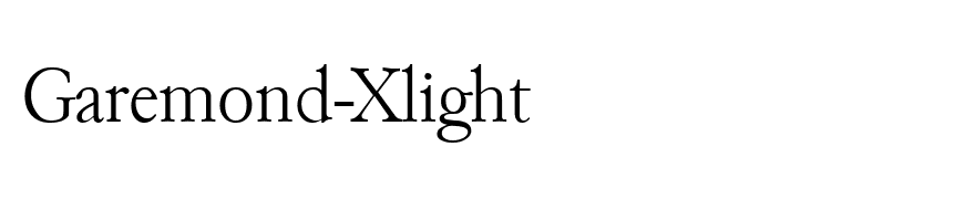 Garemond-Xlight