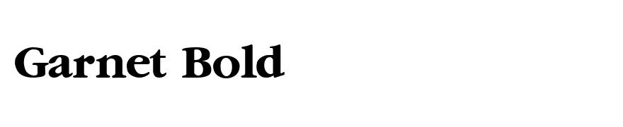 Garnet Bold