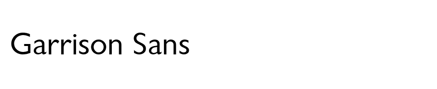 Garrison Sans