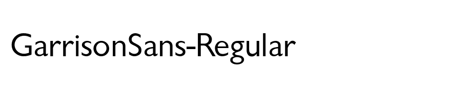 GarrisonSans-Regular