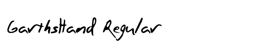 GarthsHand Regular