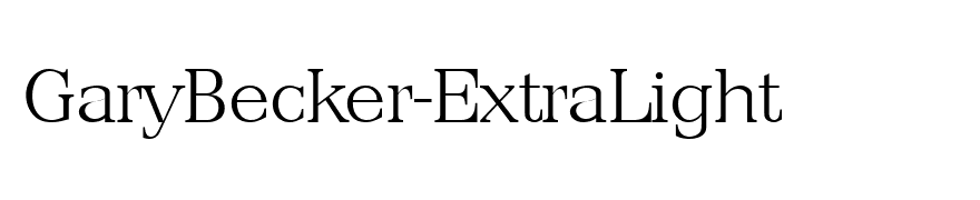 GaryBecker-ExtraLight