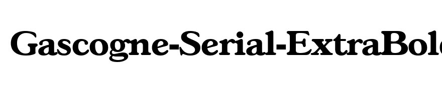 Gascogne-Serial-ExtraBold-Regular