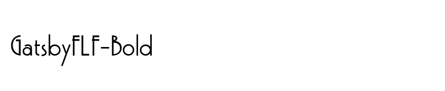 GatsbyFLF-Bold