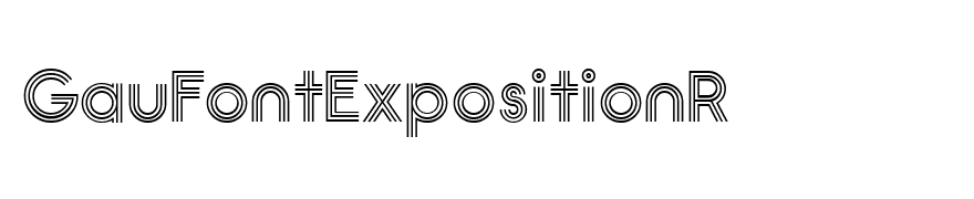 GauFontExpositionR