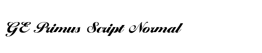 GE Primus Script Normal