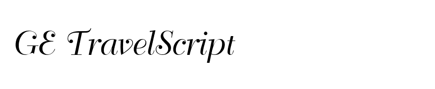 GE TravelScript