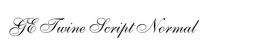 GE Twine Script Normal