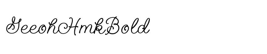 GeeohHmkBold