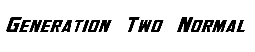 Generation Two Normal