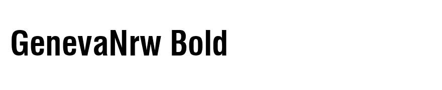 GenevaNrw Bold