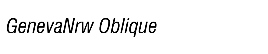 GenevaNrw Oblique