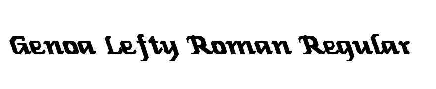 Genoa Lefty Roman Regular