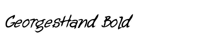 GeorgesHand Bold