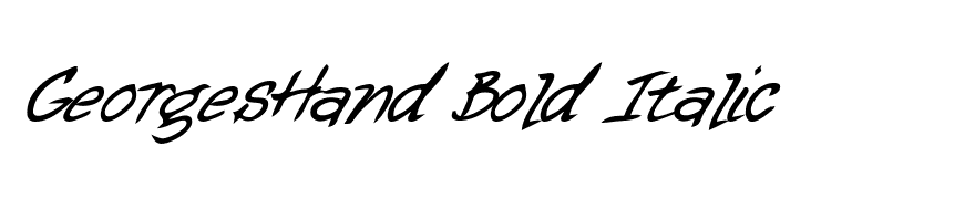 GeorgesHand Bold Italic