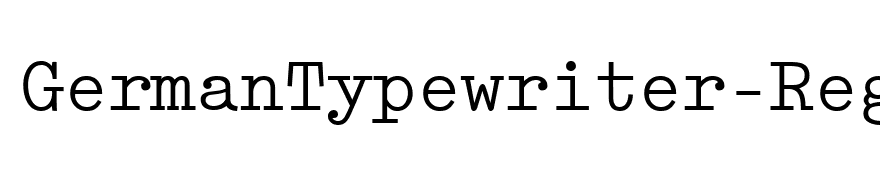 GermanTypewriter-Regular