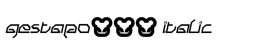 gestapo001 Italic