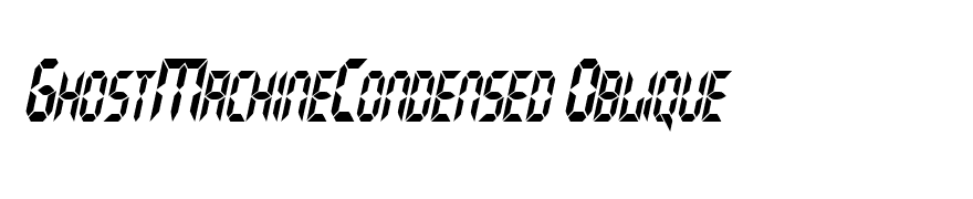 GhostMachineCondensed Oblique