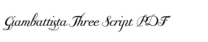 Giambattista Three Script PDF