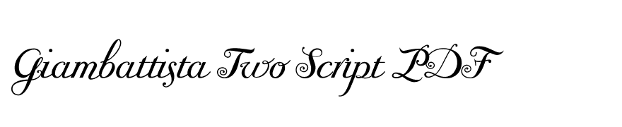 Giambattista Two Script PDF