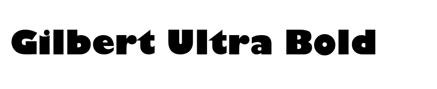 Gilbert Ultra Bold