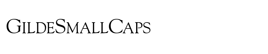 GildeSmallCaps
