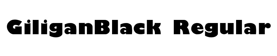GiliganBlack Regular