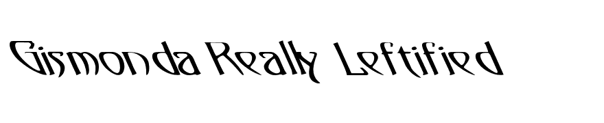 Gismonda Really Leftified