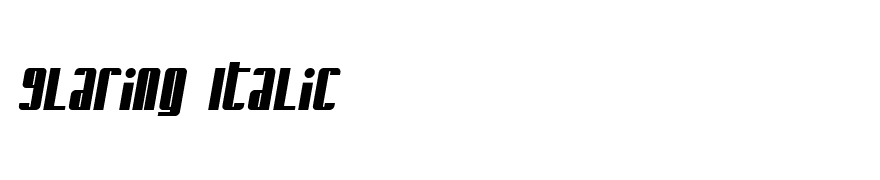 Glaring Italic