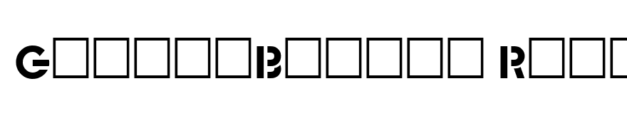 GlaserBroken Regular