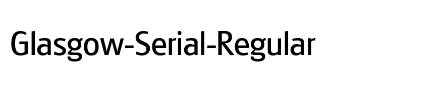 Glasgow-Serial-Regular