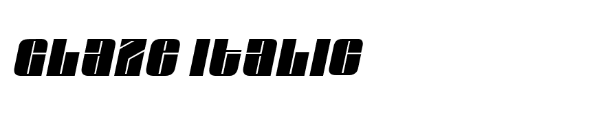 Glaze Italic
