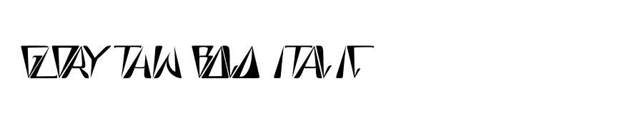 GlOrY ThIn BoLd iTaLiC