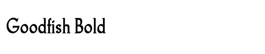 Goodfish Bold