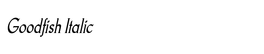 Goodfish Italic