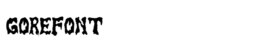GoreFont