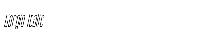 Gorgio Italic