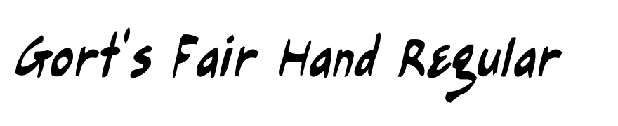 Gort's Fair Hand Regular