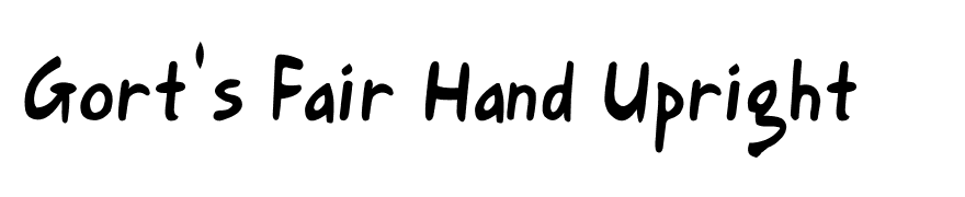 Gort's Fair Hand Upright