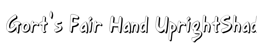 Gort's Fair Hand UprightShadow