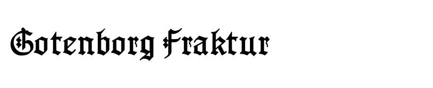 Gotenborg Fraktur