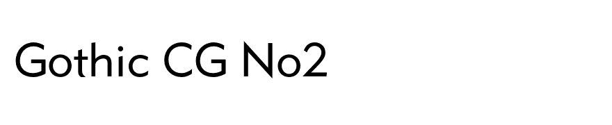 Gothic CG No2