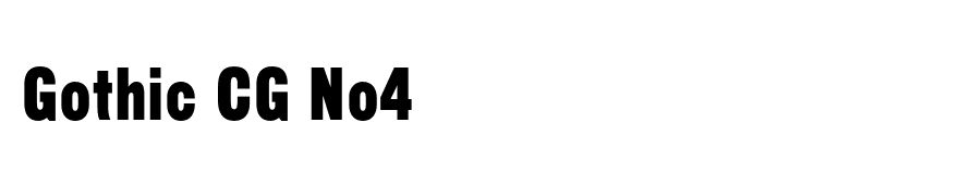 Gothic CG No4
