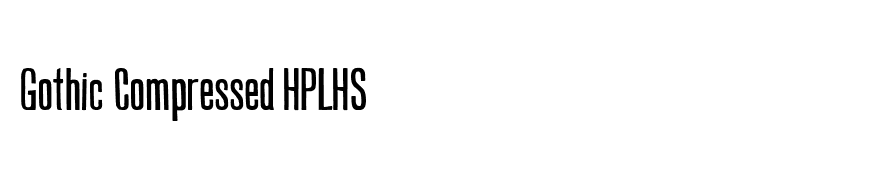 Gothic Compressed HPLHS