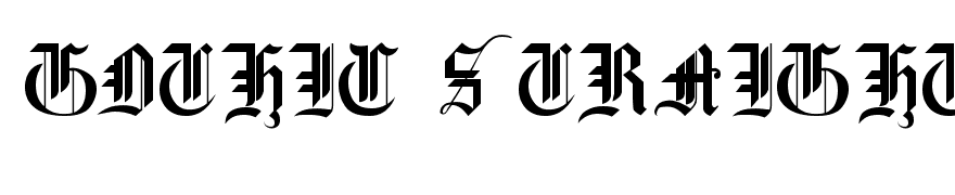 Gothic Straight-Faced, 16th c.