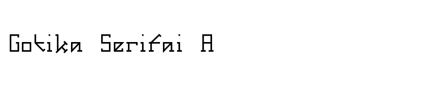 Gotika Serifai A