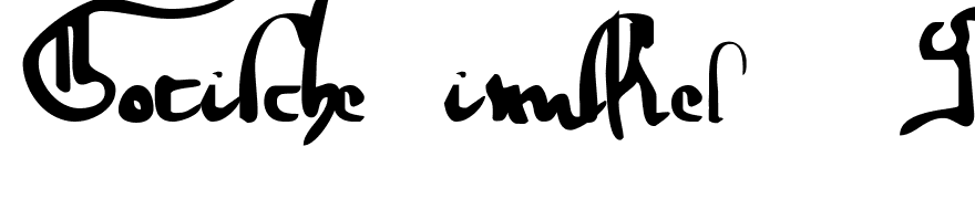 Gotische Minuskel 1269 PW Demo